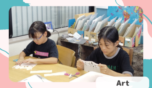 10月のアートの時間の様子
