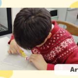 2月のアートの時間の様子