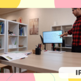 青葉通一番町駅前校IP3クラスの様子 7 「英語を学ぶ」から「英語で学ぶ」レベルを目指す。アメリカ人女性がオーナーの英会話スクール。CLIL、Flipped Classroom(反転レッスン)を東北でいち早く導入