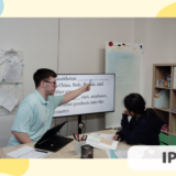 荒井校 IP4クラスの様子 5 「英語を学ぶ」から「英語で学ぶ」レベルを目指す。アメリカ人女性がオーナーの英会話スクール。CLIL、Flipped Classroom(反転レッスン)を東北でいち早く導入