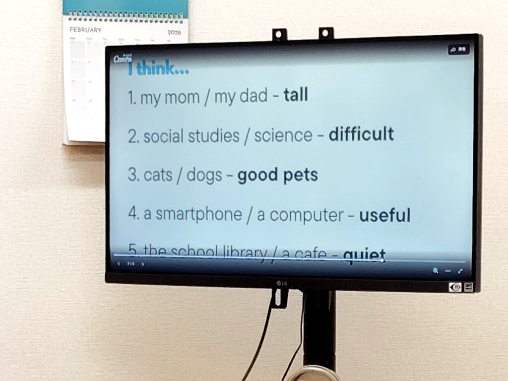 「英語を学ぶ」から「英語で学ぶ」レベルを目指す。アメリカ人女性がオーナーの英会話スクール。CLIL、Flipped Classroom（反転レッスン）を東北でいち早く導入